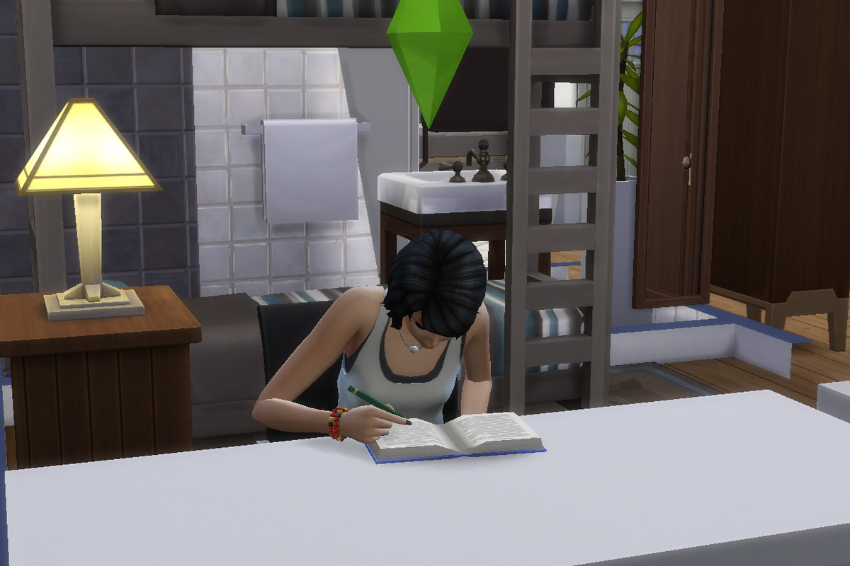 how do i get homework in sims 4