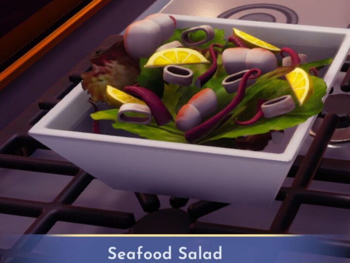 How To Make Seafood Salad Dreamlight Valley