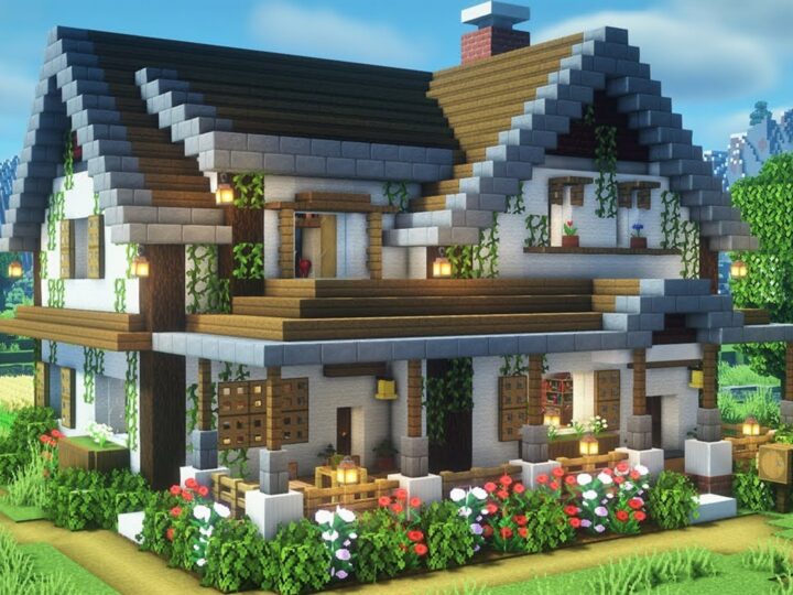 Five best Minecraft farmhouse build blueprint