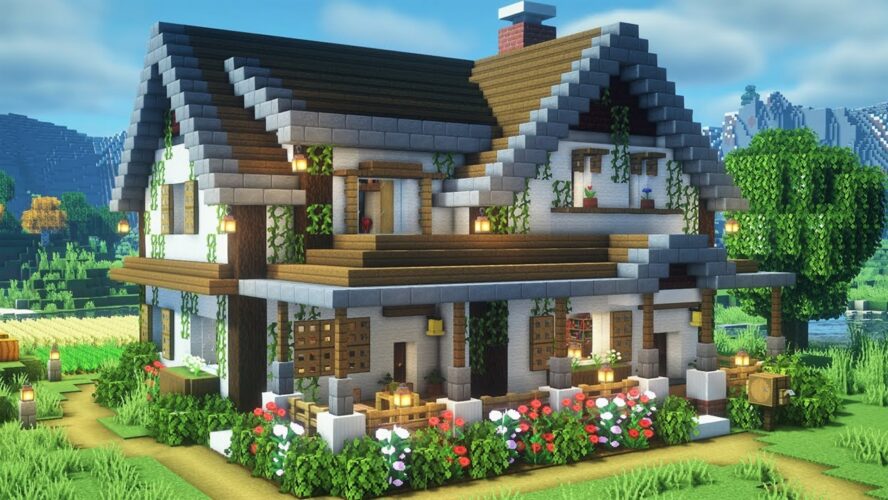 Five Best Minecraft Farmhouse Build Blueprint