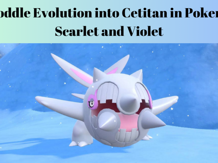 Cetoddle Evolution into Cetitan in Pokemon Scarlet and Violet